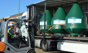Image-of-WPL-Diamond-compact-package-wastewater-sewage-treatment-tanks-for-off-mains-drainage-on-a-truck-ready-for-delievery-in-the-mainland-uk.
